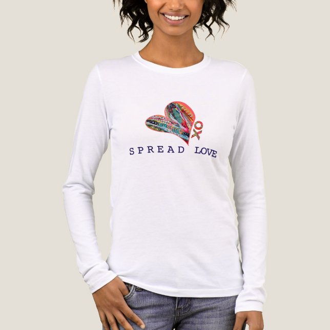 Wear Your Love trucker hat - Spread Love T Shirt (Framsida)