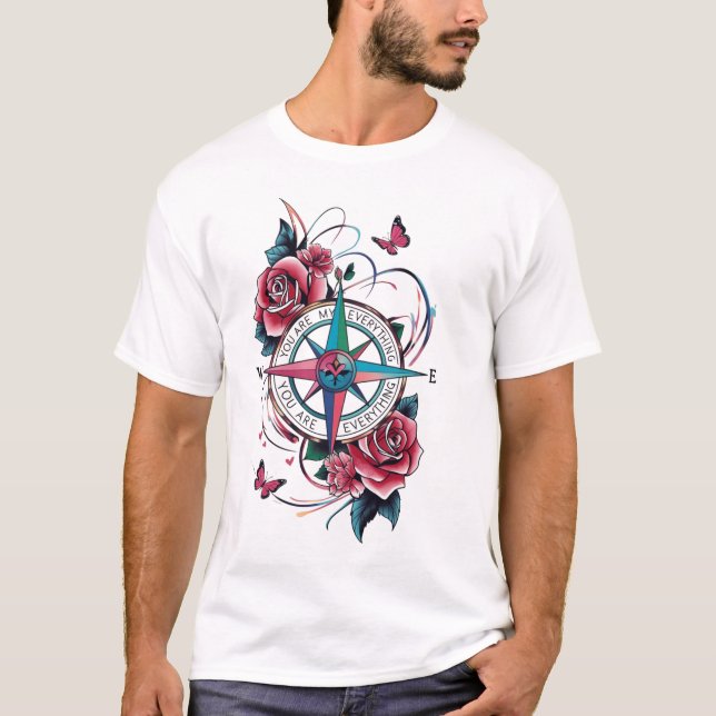 Wearable Kärlek: The Ultimate Couple's Tee (Framsida)