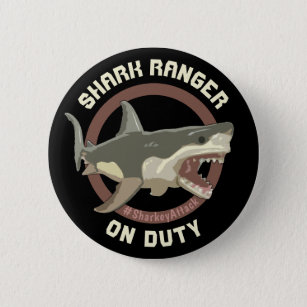 Wearable-knapp för Sharkey d'Shark "Sharkey Attack Knapp
