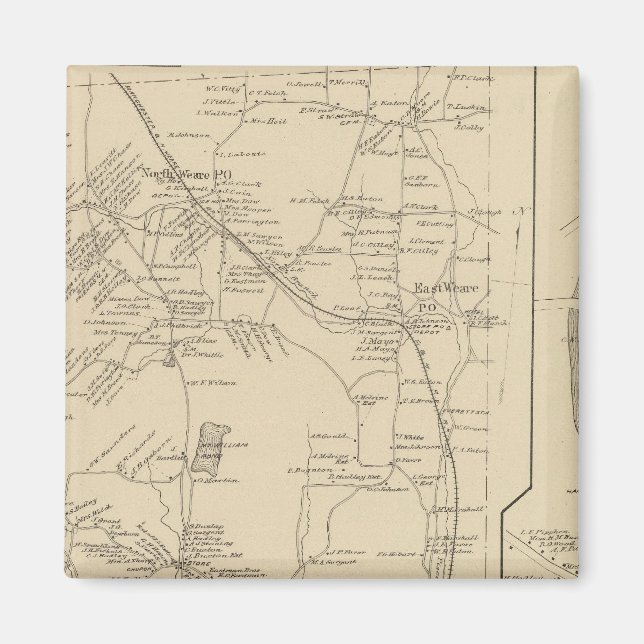 Weare, Hillsborough Co Magnet (Framsidan)