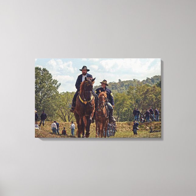 Weary Union Soldiers Canvastryck (Framsida)