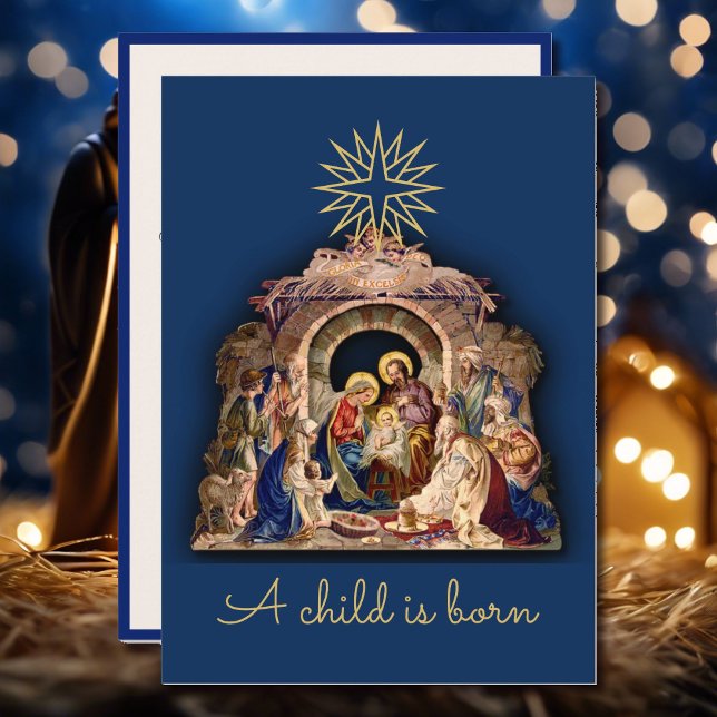 Weary World Rejoices! jultomhet Julkort (Skapare uppladdad)