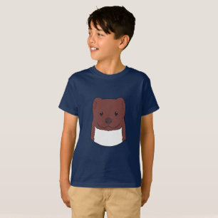 Weasel Ansikte T Shirt