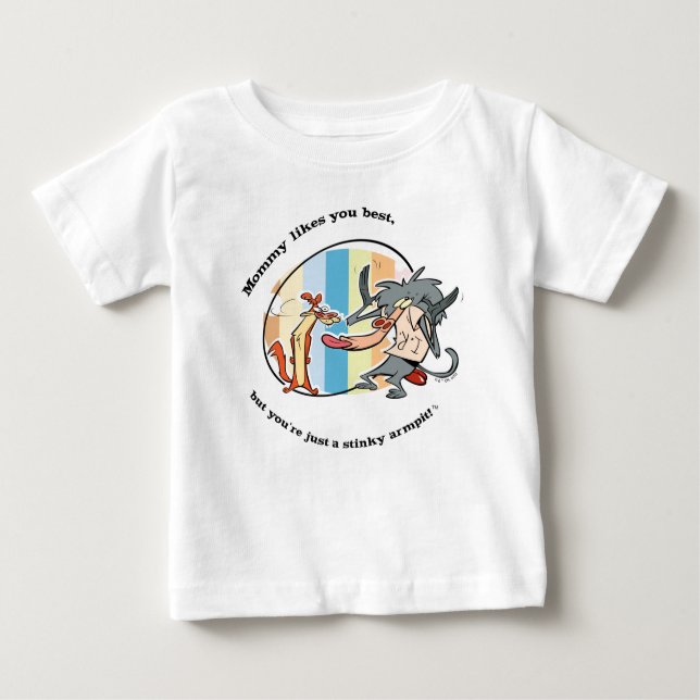 Weasel & Baboon "Mammor gillar dig bäst" T Shirt (Framsida)