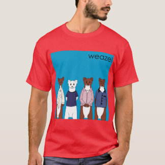 Weasel Blue Album funny friends T Shirt