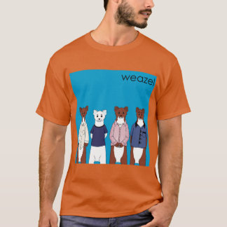 Weasel Blue Album retro funny T Shirt