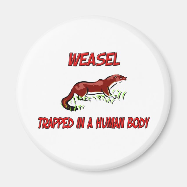 Weasel fångad i en människokropp magnet (Framsidan)