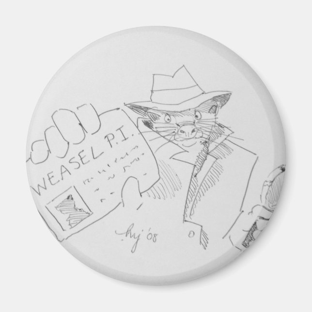 Weasel P.I. Magnet (Framsidan)