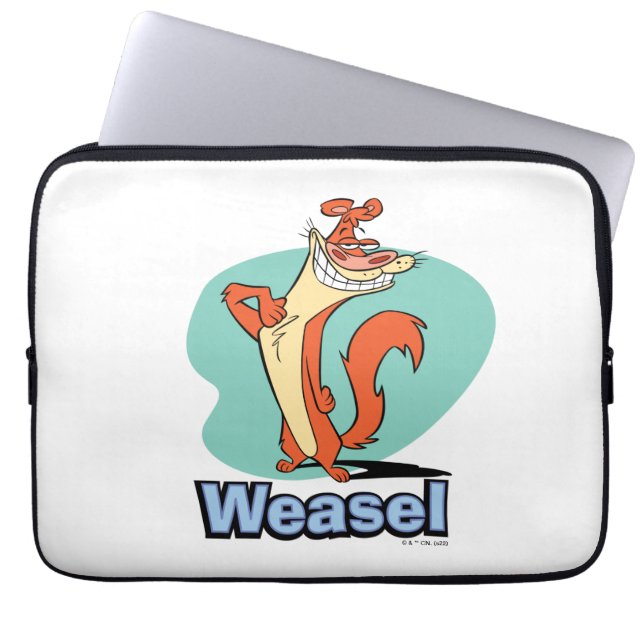 Weasel Proud-grafik Laptop Fodral (Framsidan)