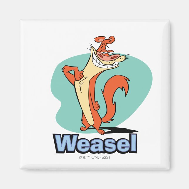 Weasel Proud-grafik Magnet (Framsidan)