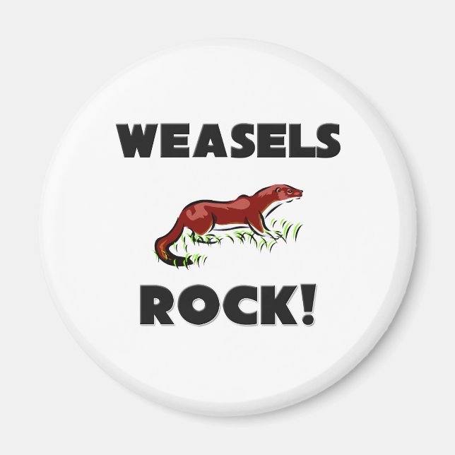 Weasels Sten Magnet (Framsidan)