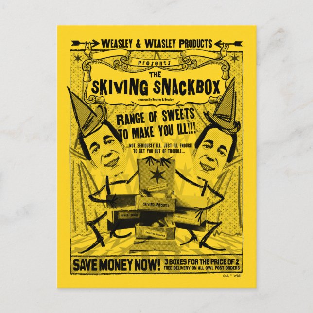 Weasley- och Wasley-produkter Vykort (Framsida)