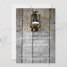 Weasted Barn Wood & Lantern Bachelorette Party