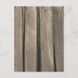 Weasted Barn Wood Vykort