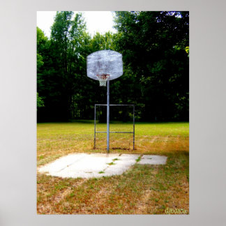Weasted Basketball Court Poster
