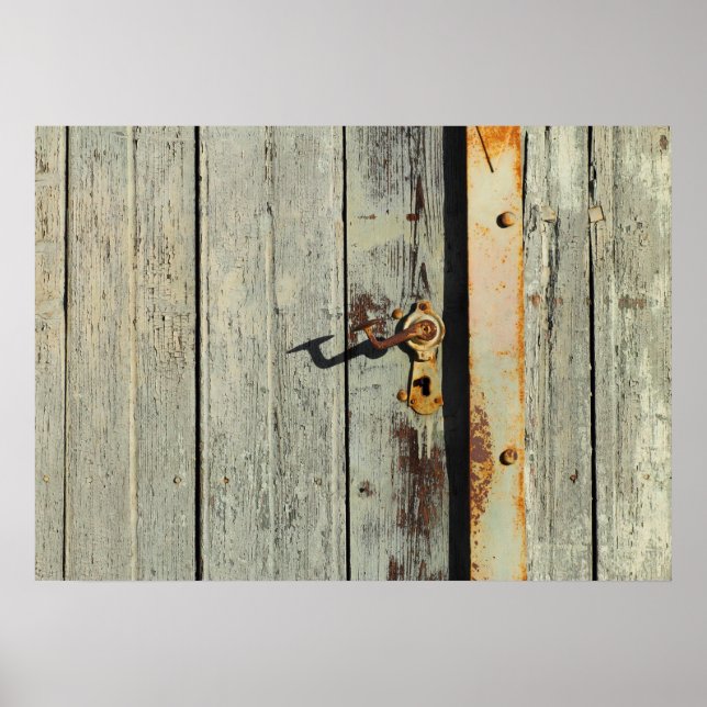 Weasted Rusty Door Handle Poster (Framsidan)