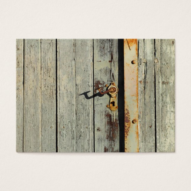Weasted Rusty Door Handle Visitkort (Framsidan)