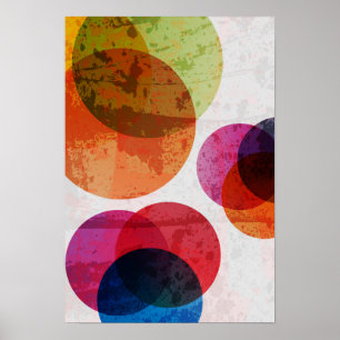 Weasted Venn Diagram Mönster Poster