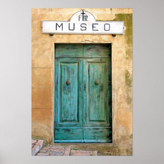 Weathed Museo Door Poster (Framsidan)