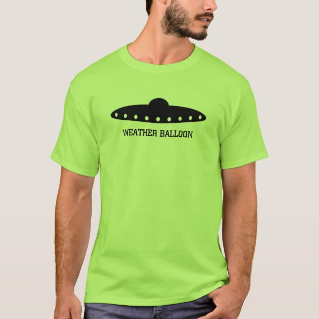 Weather Balloon UFO Tee (Framsida)