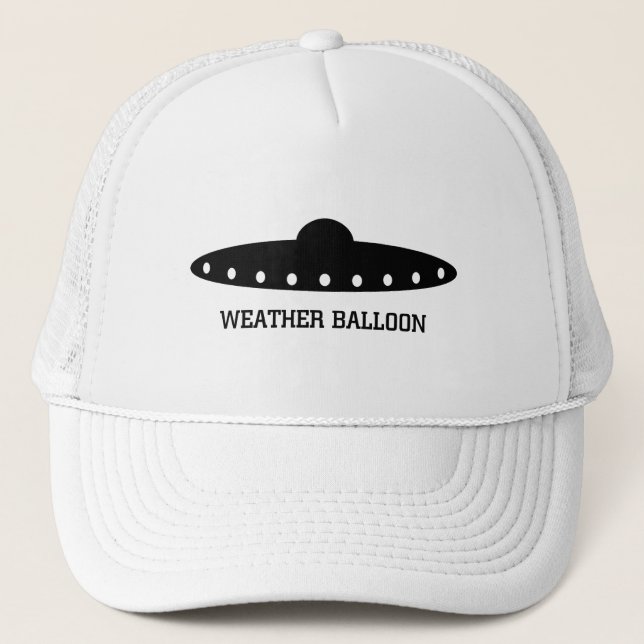 Weather Balloon UFO Truckerkeps (Framsida)