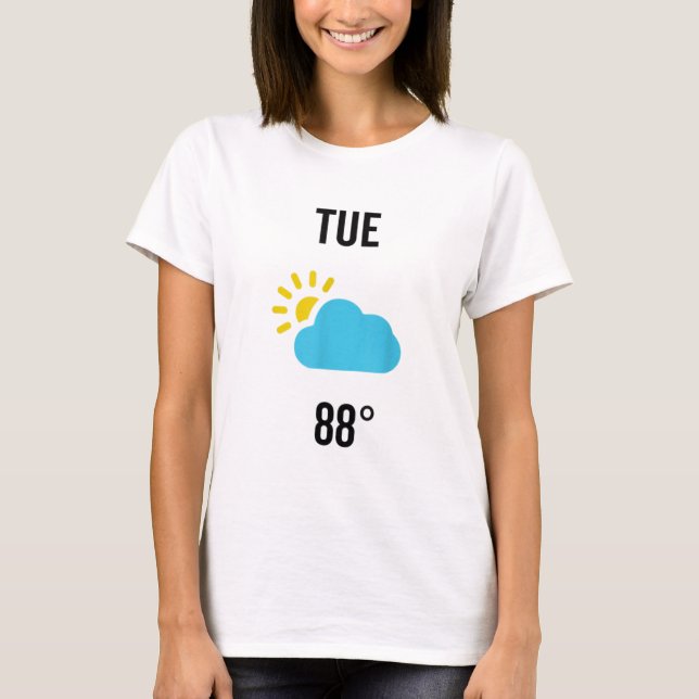 Weather Forecast Group Costume Halloween tisdag C T Shirt (Framsida)