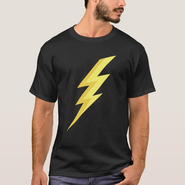 Weather Rain Lightning Thunder T Shirt (Framsida)