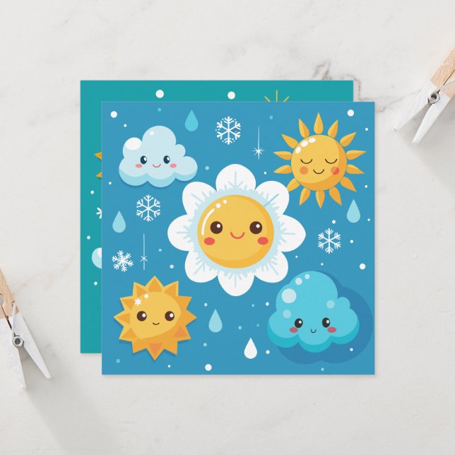 Weather Wonders Inbjudningar (Fram/Back In Situ)