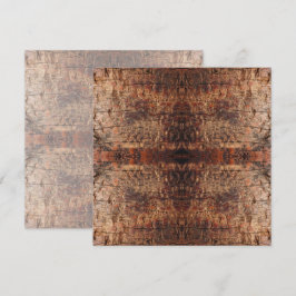 Weathered Aged Wood Photo Closeup Pattern Design Kort