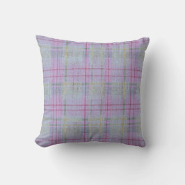  Weathered Lavender Plaid  Kudde