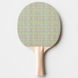 Weathered Neutral Sage Plaid Pingisracket