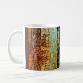 Weathered Wood Style Mug Kaffemugg