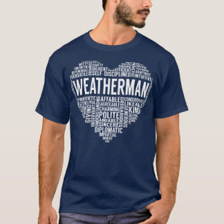 Weatherman Heart T Shirt