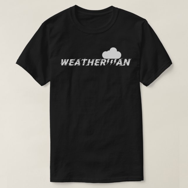 Weatherman Meteorolog Lazy Halloween Costume Fu T Shirt (Design framsida)