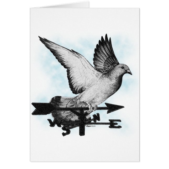 Weathervane Homer2 Hälsningskort (Framsidan)