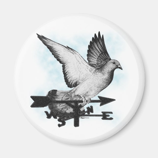 Weathervane Homer2 Magnet (Framsidan)