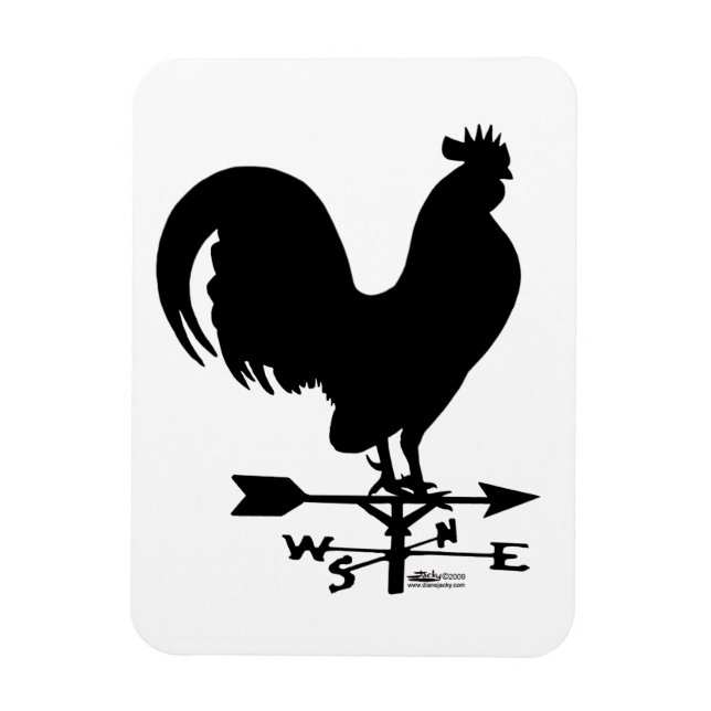 Weathervane Tupp Magnet (Vertikal)