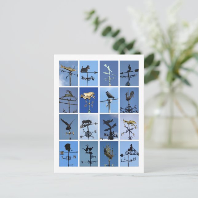 Weathervanes Vykort (Stående Fram)