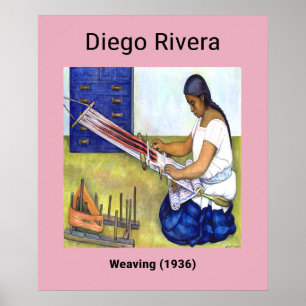 Weave av Diego Rivera (1936) Poster
