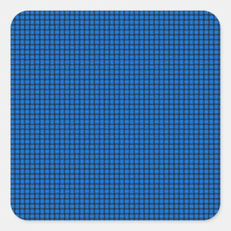 Weave - Azure Fyrkantigt Klistermärke