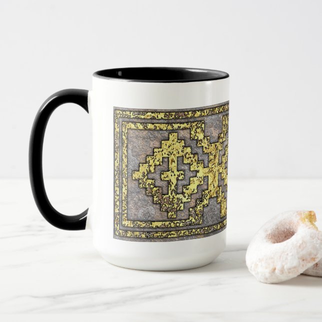 Weave Design, Talking Canyons, New mexico Mugg (Med munk)