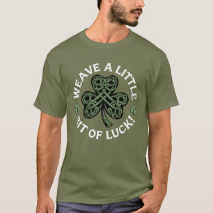 Weave lite Tur - Celtic Knot Shamrock T Shirt