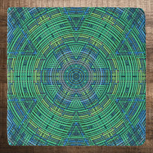 Weave Mandala Grönt och Blue