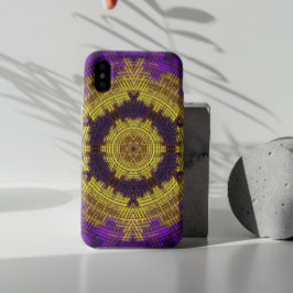Weave Mandala Gult och Lila