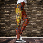 Weave Mandala Orange Gult och Blue<br><div class="desc">Den här funkyn mandala har orange,  gult och blått i ett basket-land i stil. Psykedeliska visualer för modern hippie eller någon som kärlek odlar färg.</div>