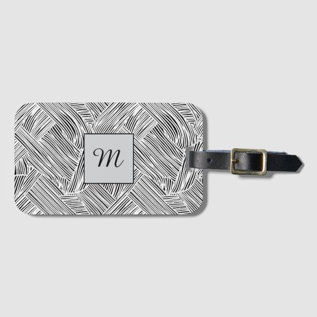 Weave Pattern Design Art  Bagagebricka (Framsida horisontal)