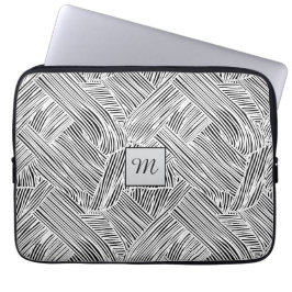 Weave Pattern Design Art  Laptop Fodral