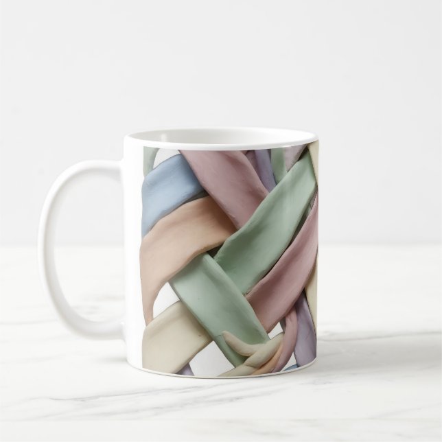 Weave pattern Mug Kaffemugg (Vänster)