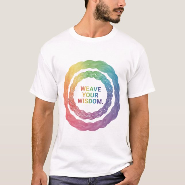 WEAVE YOUR WISDOM T SHIRT (Framsida)