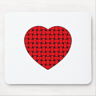 Weaved Red Heart Musmatta